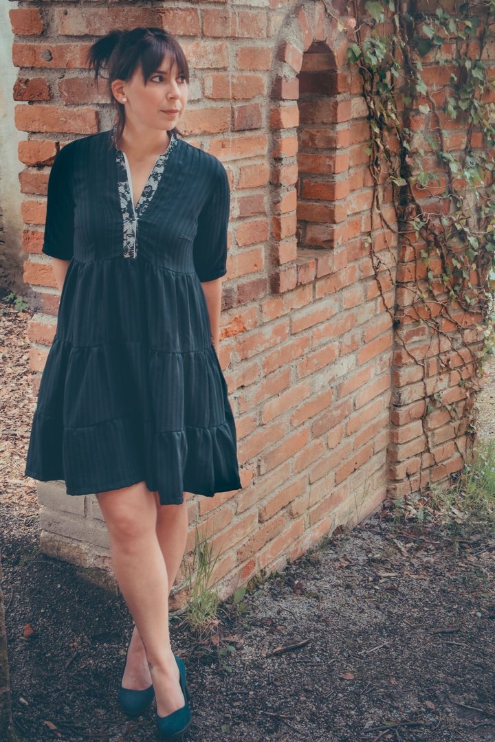 Designbeispiel: lillesol women No.64 Biesen-Kleid & Tunika "Laurelia" mit Video-Nähanleitung