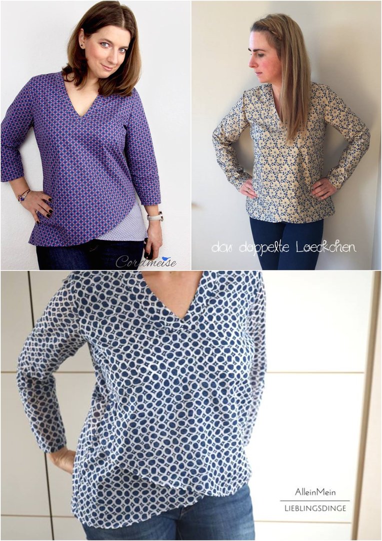 Designbeispiel: lillesol women No.17 Verano-Bluse