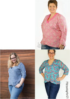 Designbeispiel: lillesol women No.17 Verano-Bluse