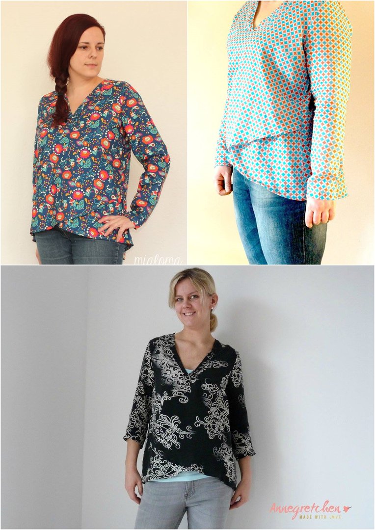 Designbeispiel: lillesol women No.17 Verano-Bluse