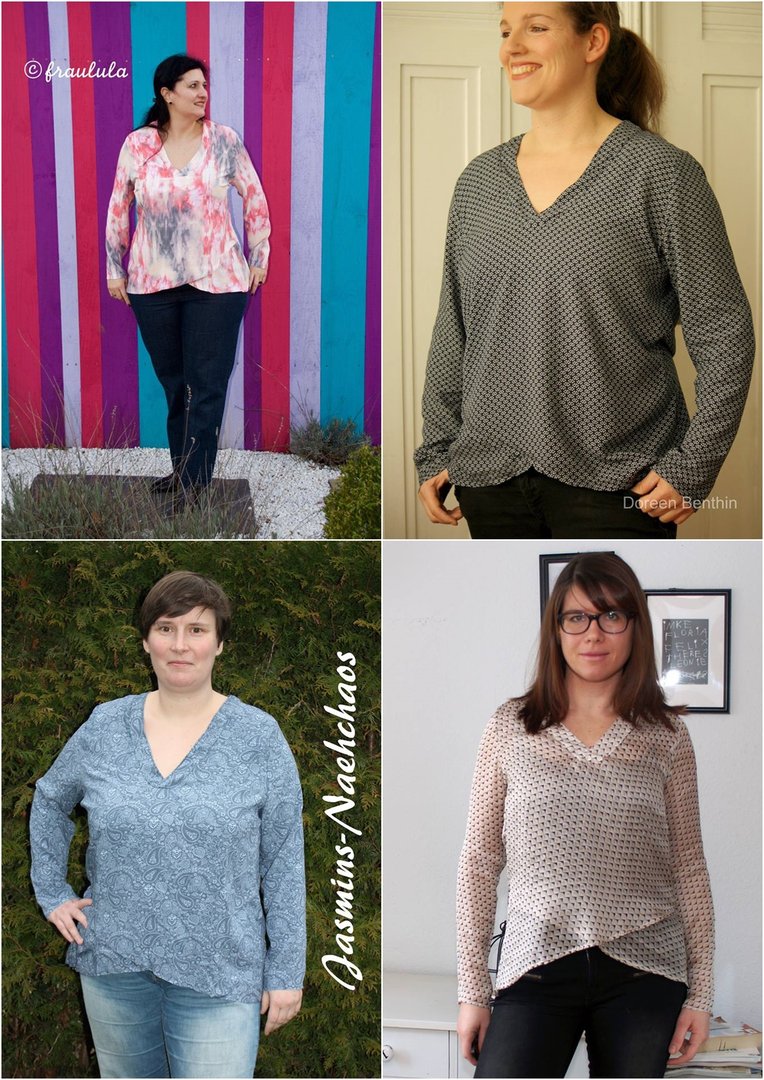 Designbeispiel: lillesol women No.17 Verano-Bluse