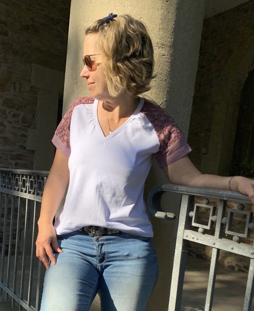 Designbeispiel: lillesol women No.65 Raglanshirt "Combina"