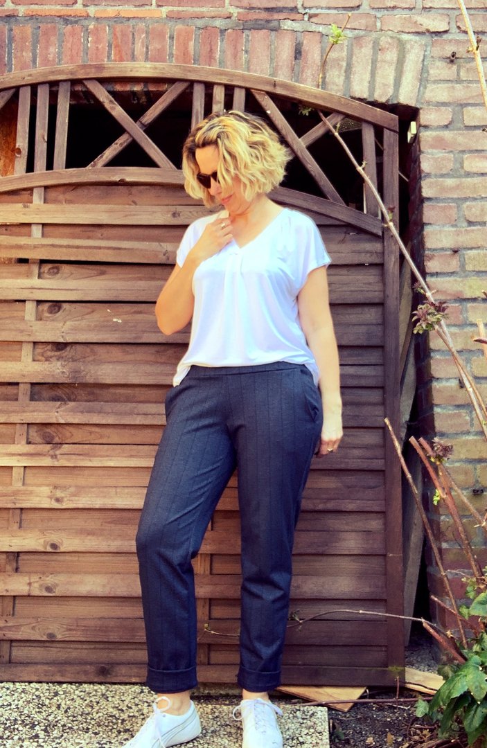 Designbeispiel: lillesol women No.62 Tapered Hose "Paula"