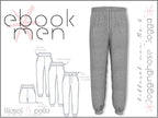 Ebook / Schnittmuster lillesol men No4 Jogginghose "Jogga" mit Video-Nähanleitung