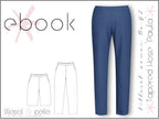Ebook / Schnittmuster lillesol women No.62 Tapered Hose "Paula" *mit Video Nähanleitung*