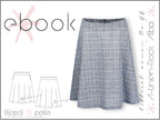 Ebook / Schnittmuster lillesol women No.66 A-Linien-Rock "Alba" *mit Video Nähanleitung*