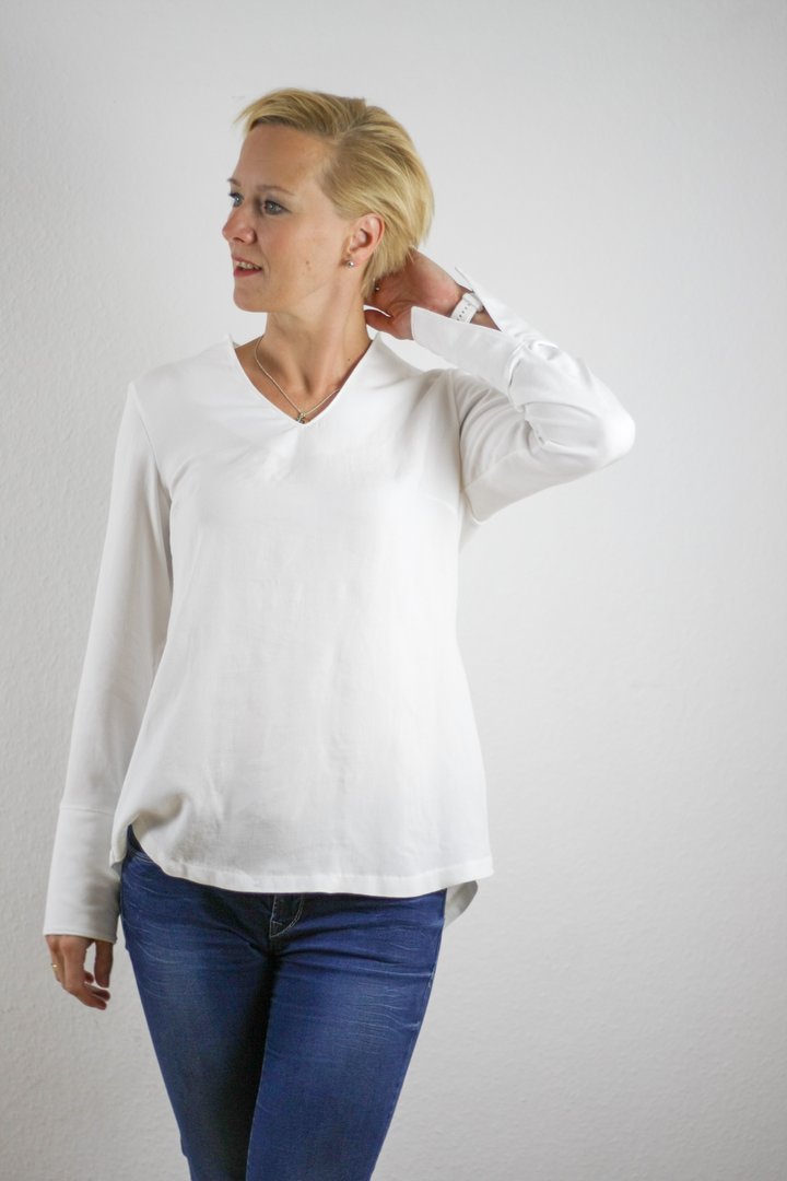 Designbeispiel: lillesol women No.38 Flora-Bluse