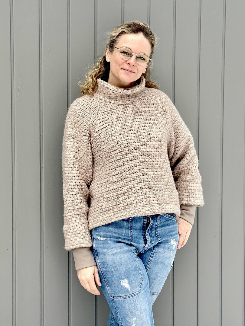 Designbeispiel: lillesol women No.101 Raglansweater "Raisa"