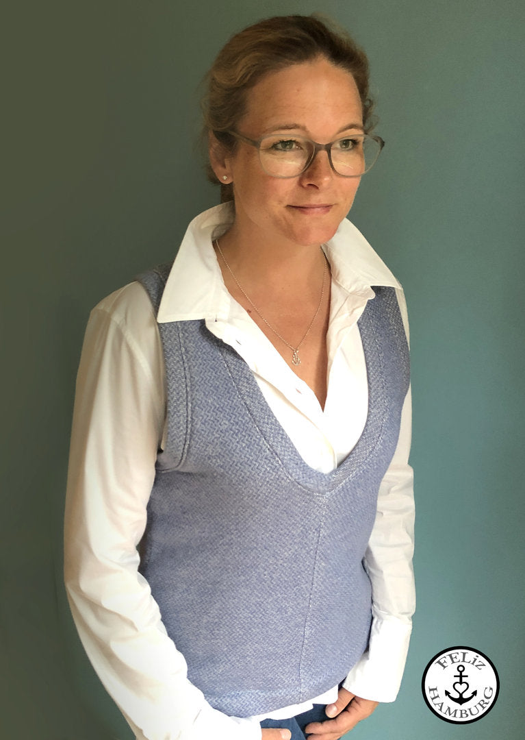 Designbeispiel: lillesol women No.67 Pullunder & Kleid "Tira" mit Video-Nähanleitung
