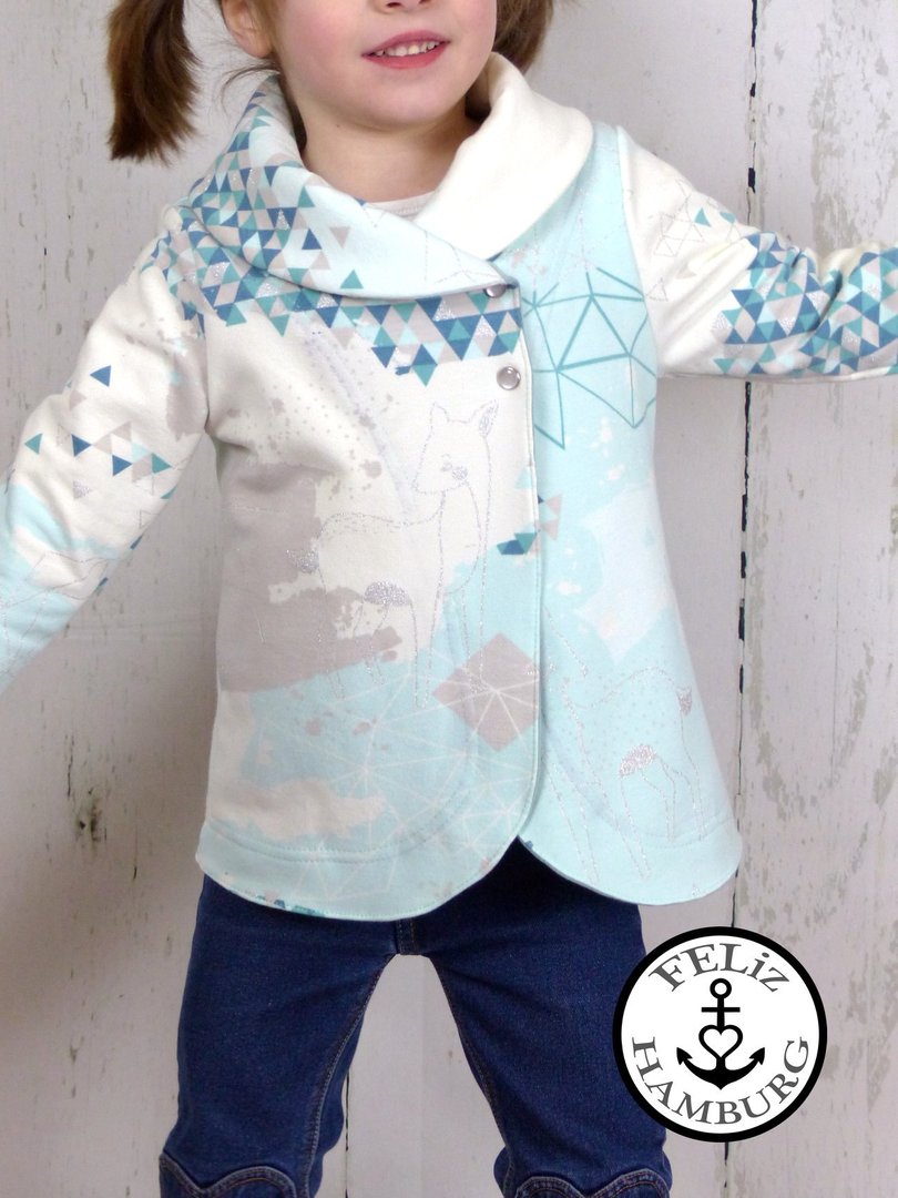 Ebook / Schnittmuster lillesol basics No.60 Jacke Sierra *mit Video-Anleitung*