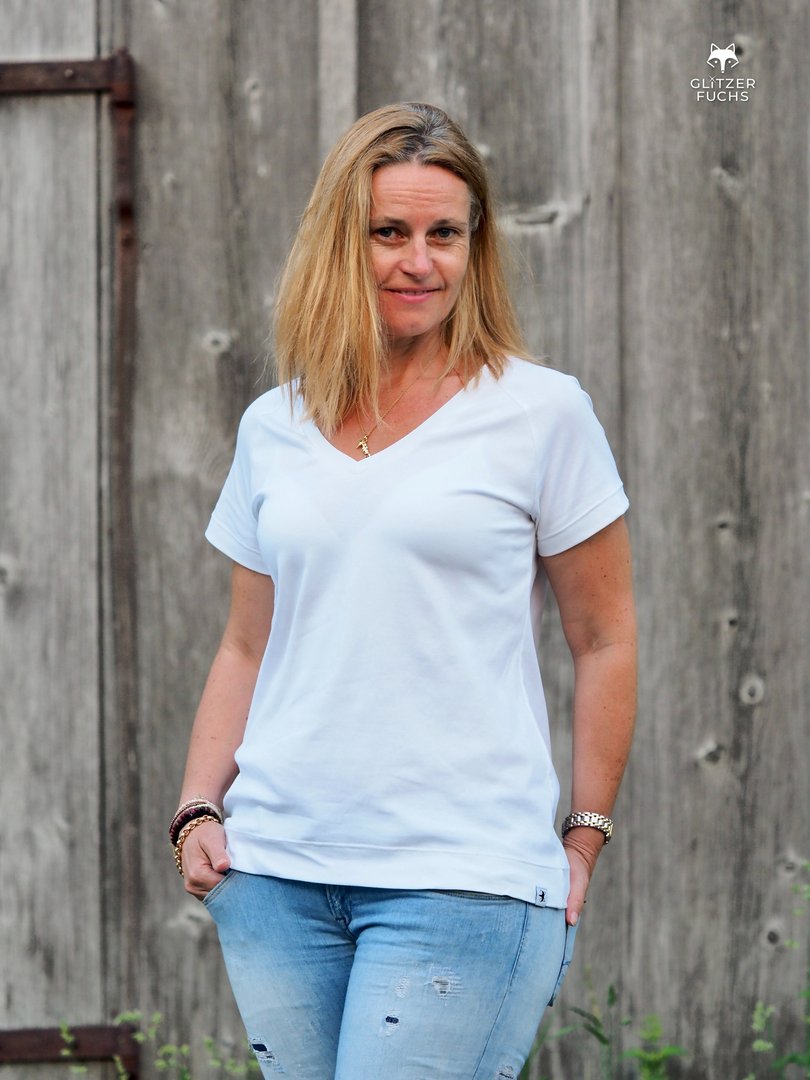 Designbeispiel: lillesol women No.65 Raglanshirt "Combina"