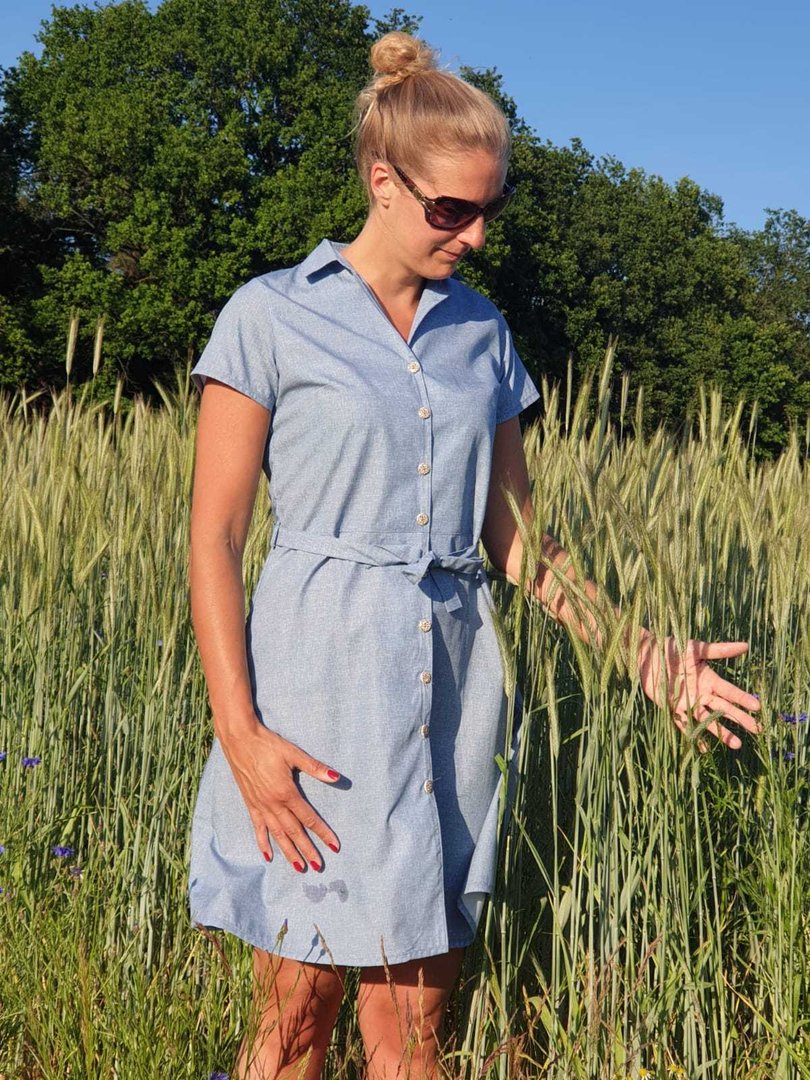 Designbeispiel: lillesol women No.43 Hemdbluse&Kleid Camisa