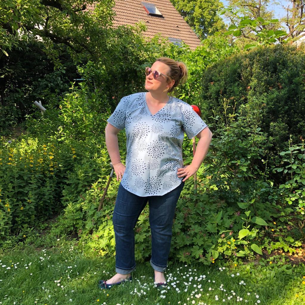 Designbeispiel: lillesol women No.65 Raglanshirt "Combina"
