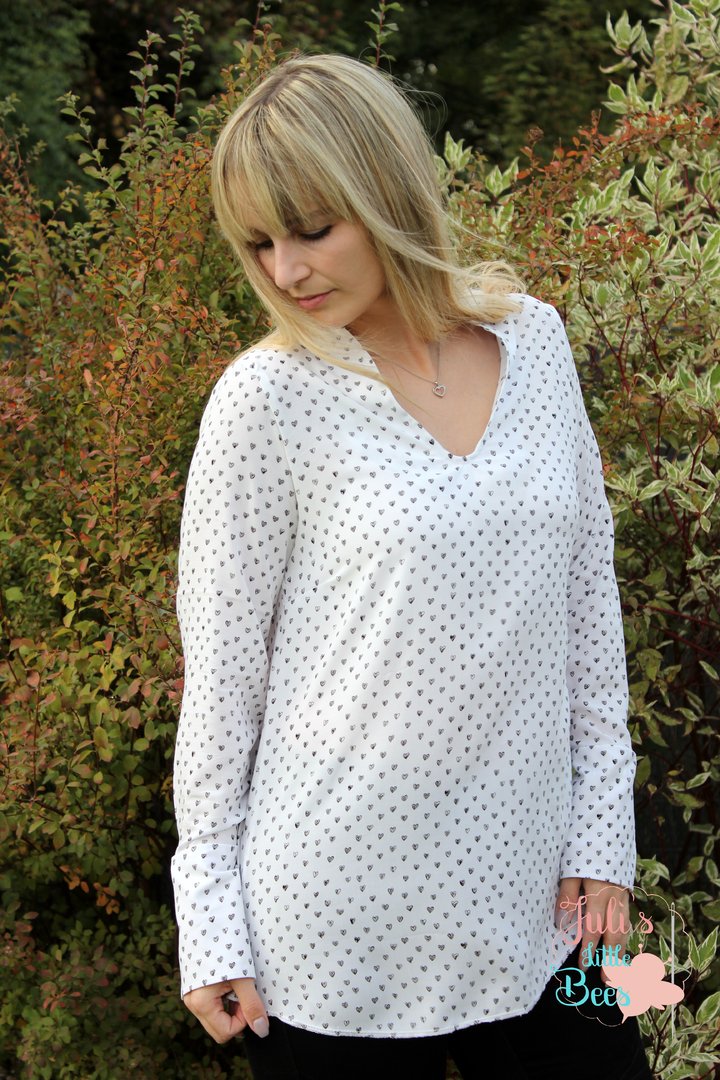 Designbeispiel: lillesol women No.38 Flora-Bluse