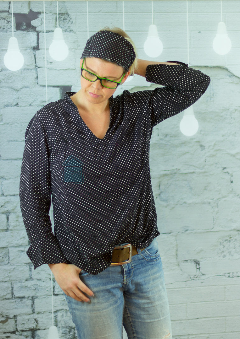 Designbeispiel: lillesol women No.38 Flora-Bluse
