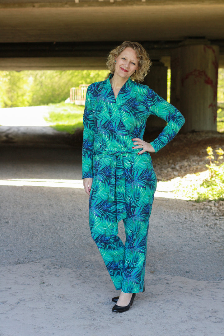 Ebook / Schnittmuster lillesol women No.63 Jumpsuit *mit Video Nähanleitung*