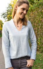 Designbeispiel: lillesol women No.38 Flora-Bluse