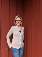 Designbeispiel: lillesol women No.59 Basic-Strickjacke