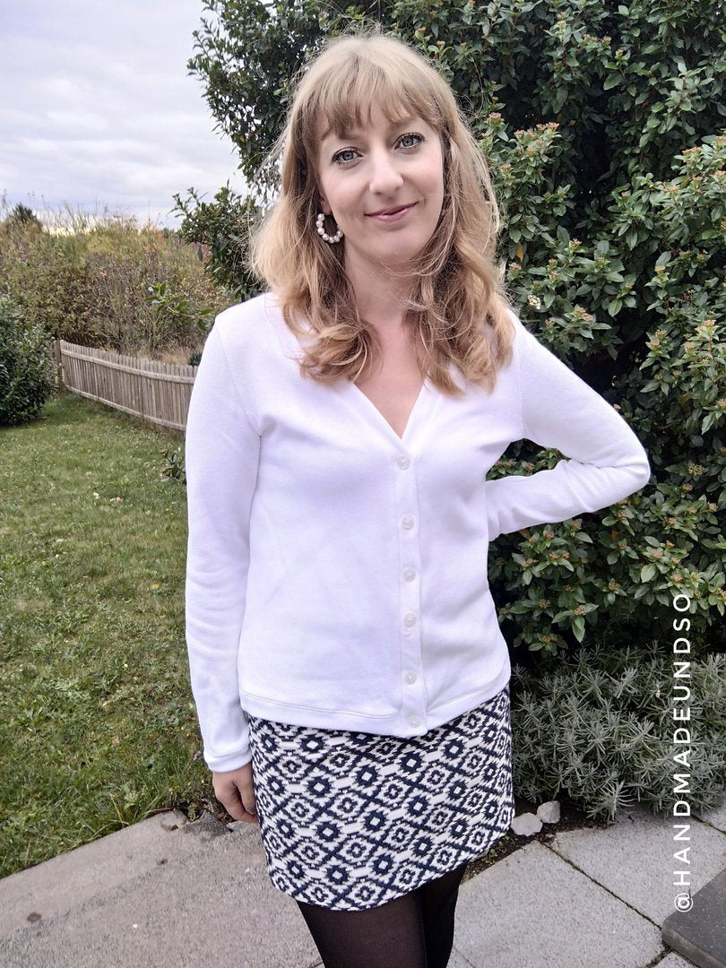 Designbeispiel: lillesol women No.59 Basic-Strickjacke