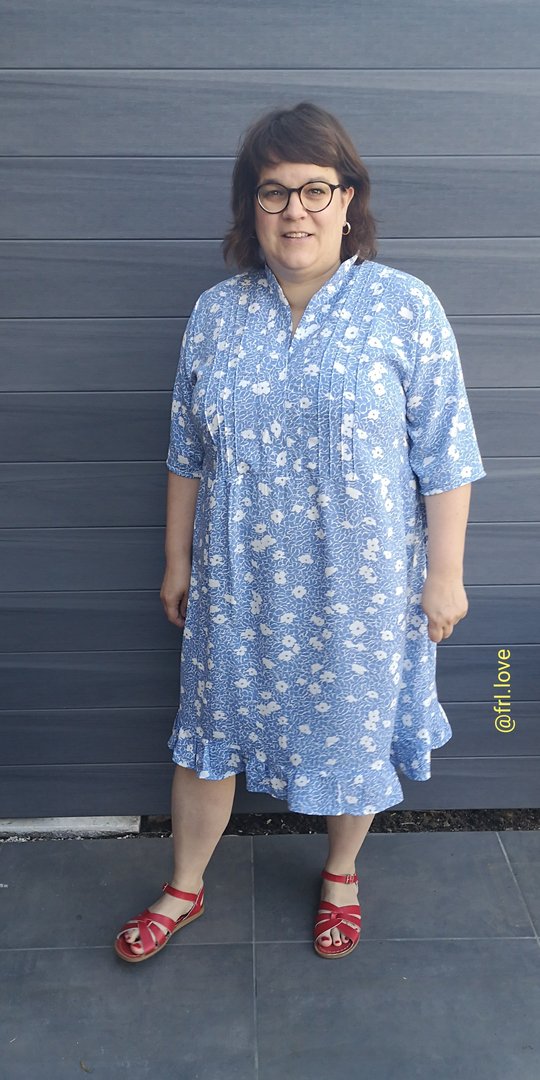 Designbeispiel: lillesol women No.64 Biesen-Kleid "Laurelia"