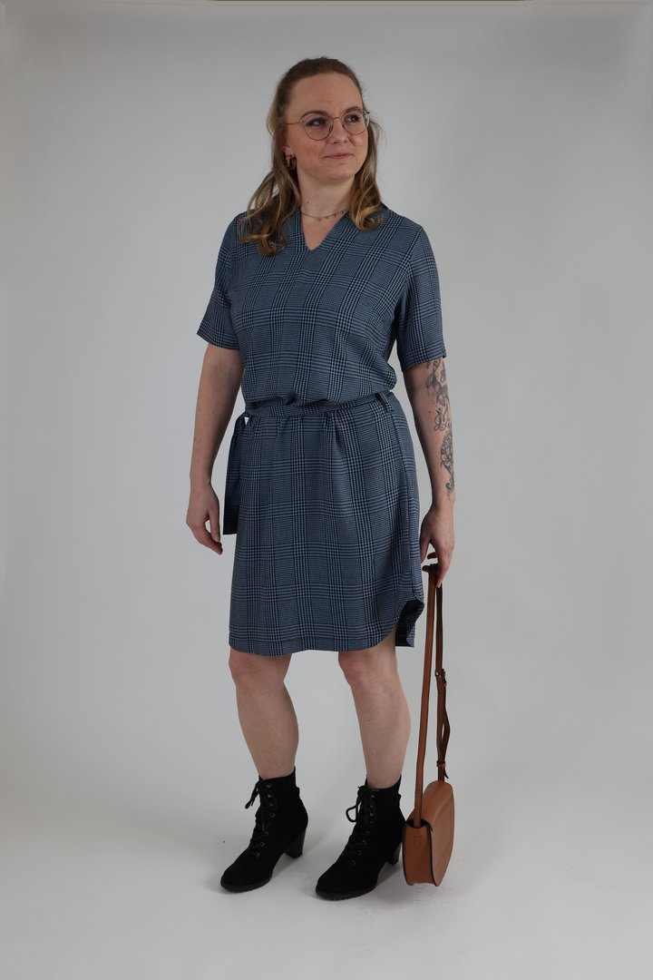 Ebook / Schnittmuster lillesol women No.70 Blusenshirt & Kleid "Kaia" *mit Video Nähanleitung*