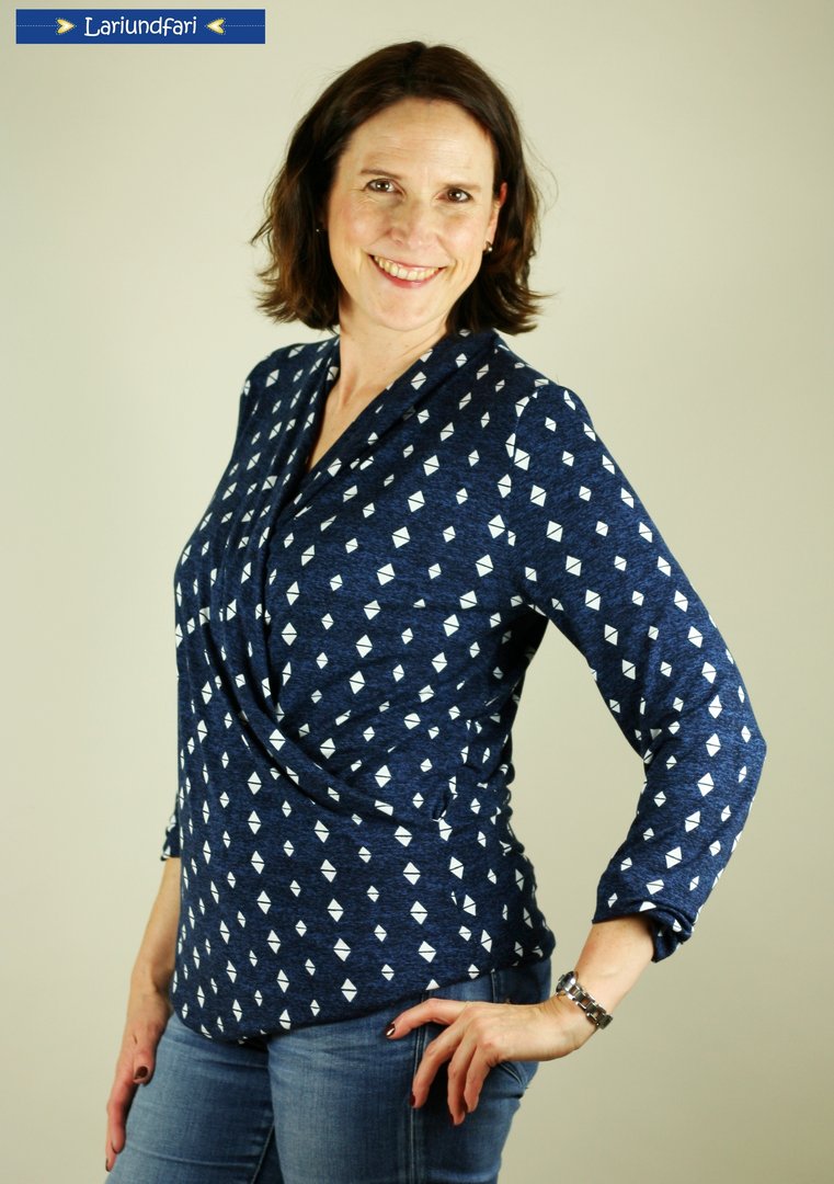 Designbeispiel: lillesol women No.41 Wickelshirt