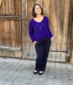 Designbeispiel: lillesol women No.62 Tapered Hose "Paula" Video-Nähanleitung