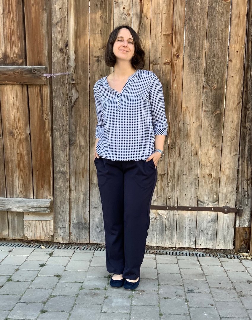 Designbeispiel: lillesol women No.62 Tapered Hose "Paula"