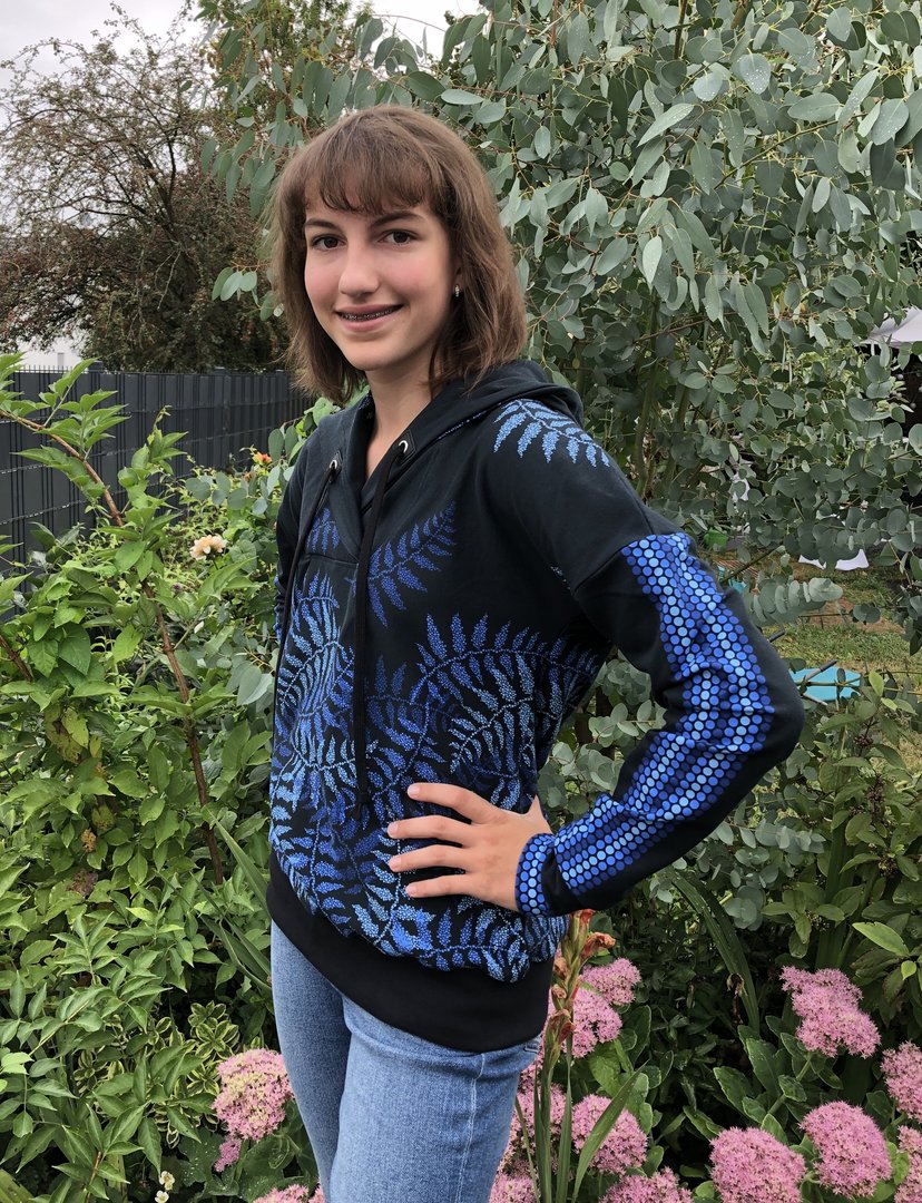 Designbeispiel: lillesol women No.58 Oversize-Hoodie