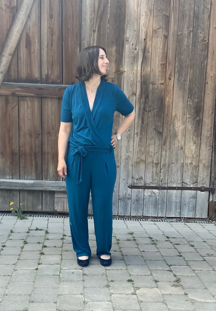 Ebook / Schnittmuster lillesol women No.63 Jumpsuit *mit Video Nähanleitung*