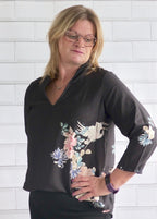 Designbeispiel: lillesol women No.38 Flora-Bluse