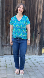 Designbeispiel: lillesol women No.65 Raglanshirt "Combina" mit Video-Nähanleitung