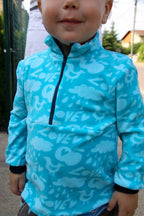 Designbeispiel: lillesol basic No.23 Fleece-Pulli