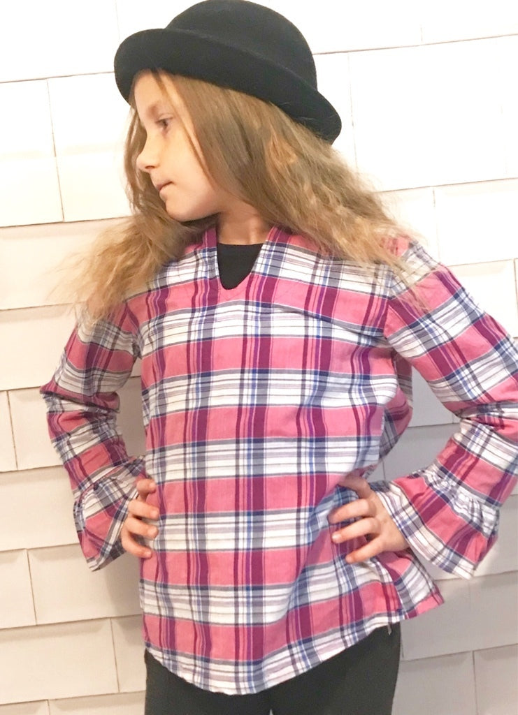 Ebook / Schnittmuster lillesol basics No.64 Flora-Bluse *mit Video-Nähanleitung*