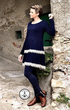 Designbeispiel: lillesol women No.50 Stufenkleid (Jersey)