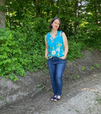Designbeispiel: lillesol women No.72 Sommerbluse "Lavina"