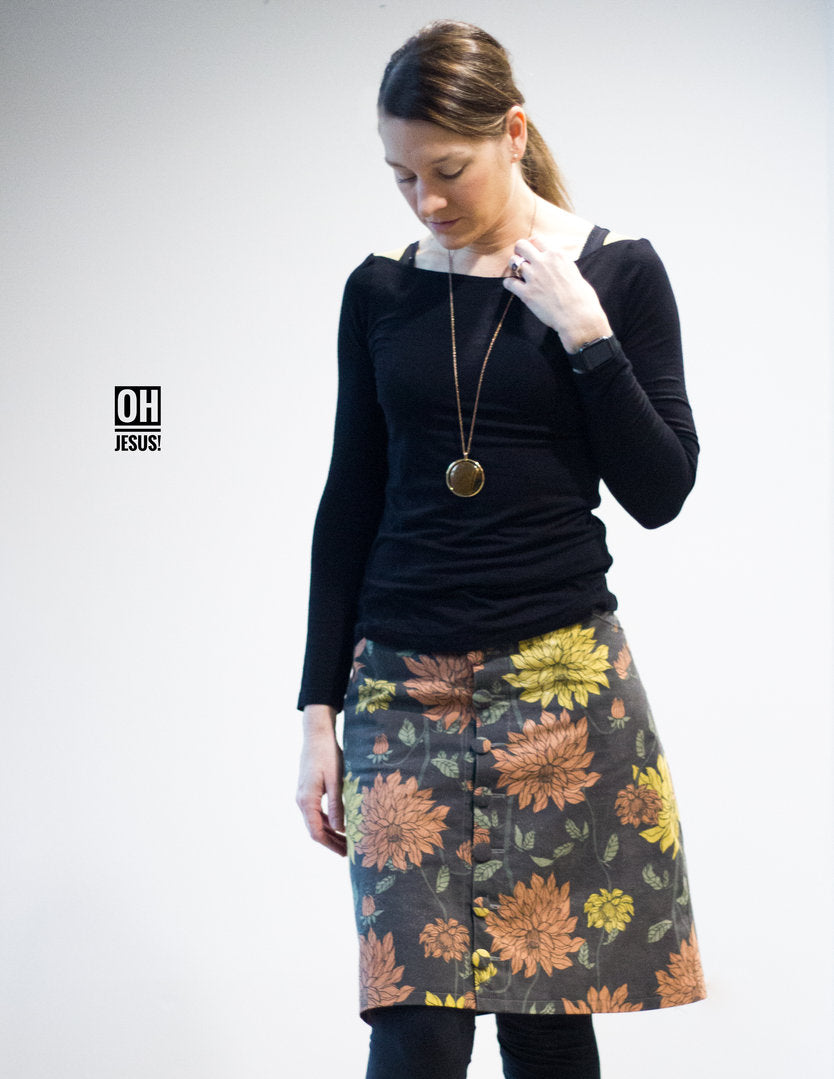 Designbeispiel: lillesol women No.40 Knopfrock