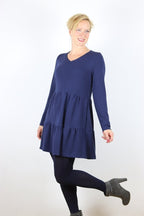 Designbeispiel: lillesol women No.50 Stufenkleid (Jersey)