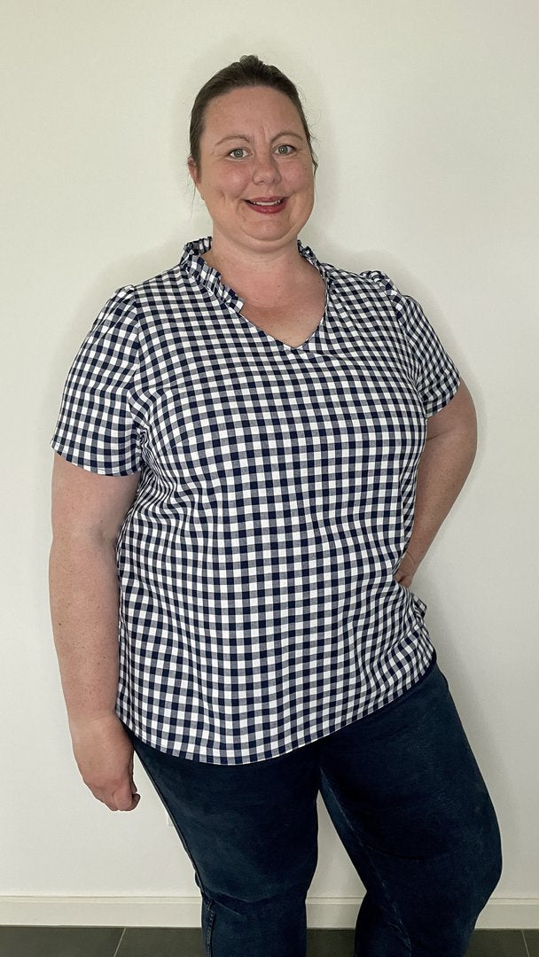 Designbeispiel: lillesol women No.72 Sommerbluse "Lavina"
