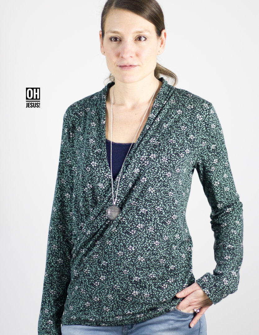 Designbeispiel: lillesol women No.41 Wickelshirt