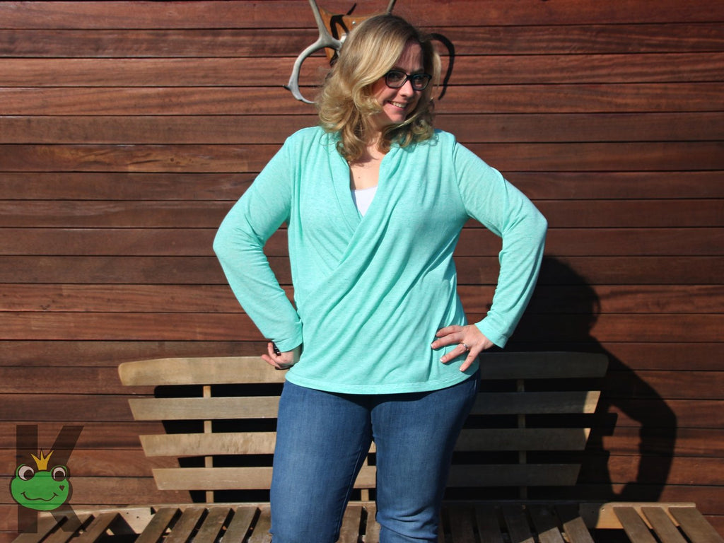 Designbeispiel: lillesol women No.41 Wickelshirt