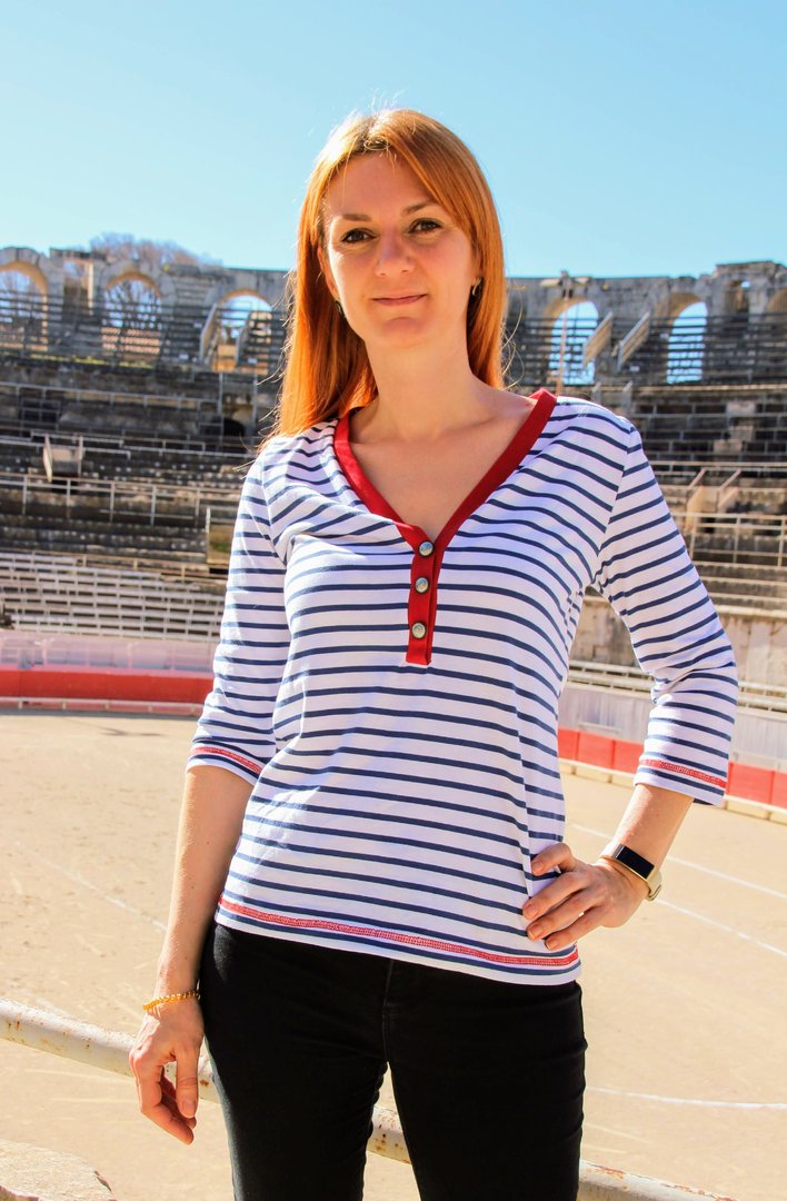 Ebook / Schnittmuster lillesol women No.53 Shirt mit Knopfleiste *mit Video Nähanleitung*