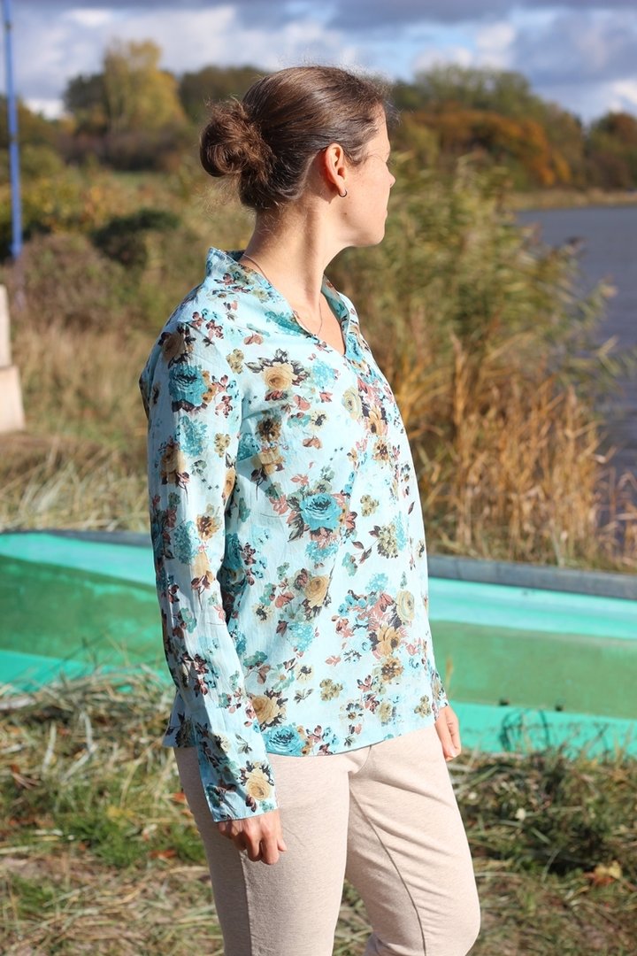 Designbeispiel: lillesol women No.38 Flora-Bluse