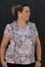 Designbeispiel: lillesol women No.72 Sommerbluse "Lavina"