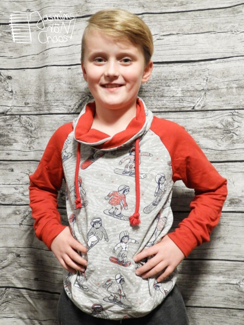 Designbeispiel: lillesol basics No.65 Raglan-Hoodie