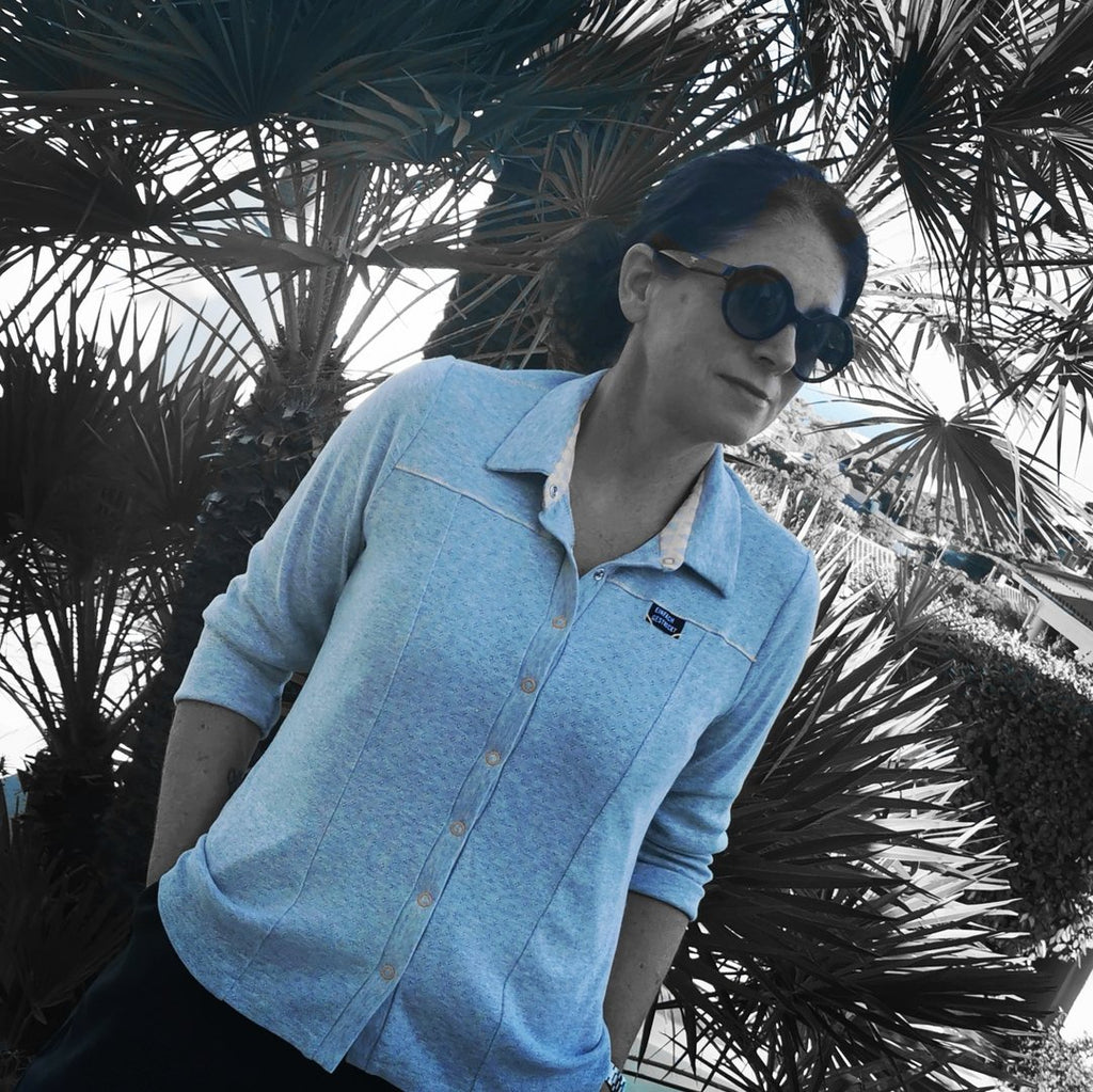 Designbeispiel: lillesol women No.57 Jerseybluse Leanna