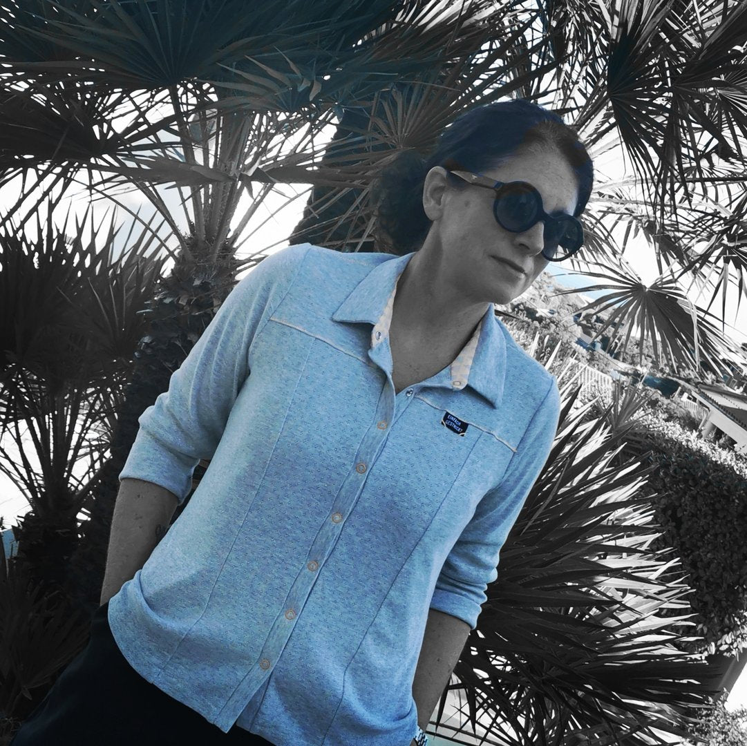 Designbeispiel: lillesol women No.57 Jerseybluse Leanna