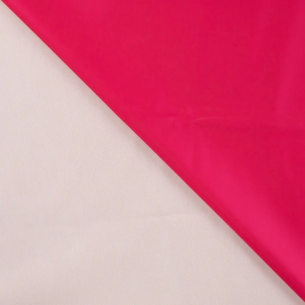Regenjackstoff elastisch - metallic pink *Videovorstellung*