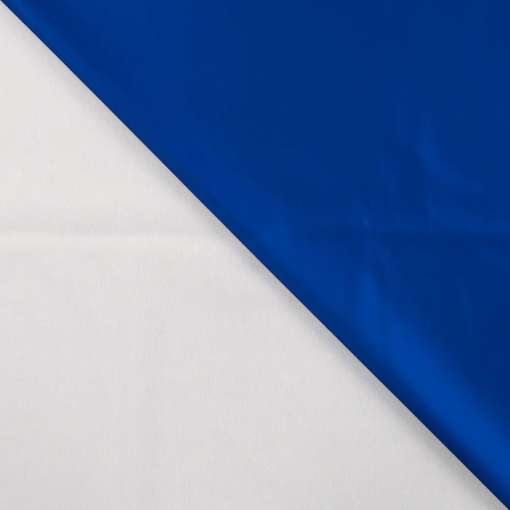 Regenjackstoff elastisch - metallic royalblau *Videovorstellung*