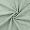 Jersey mit Lochstickerei florale Waben - mint